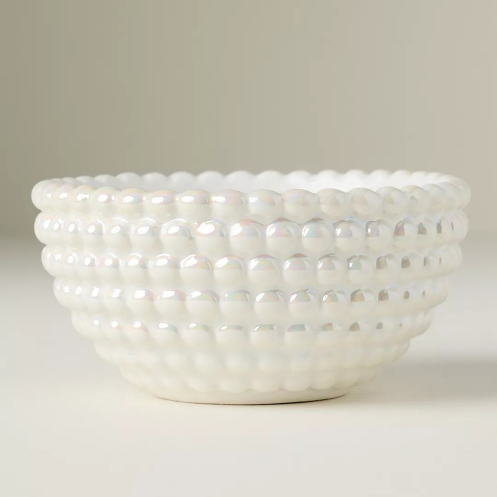 Anthropologie Perla Stoneware Nut Bowl